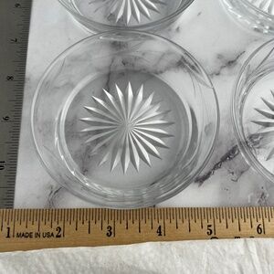 Vintage Glass Coaster Set